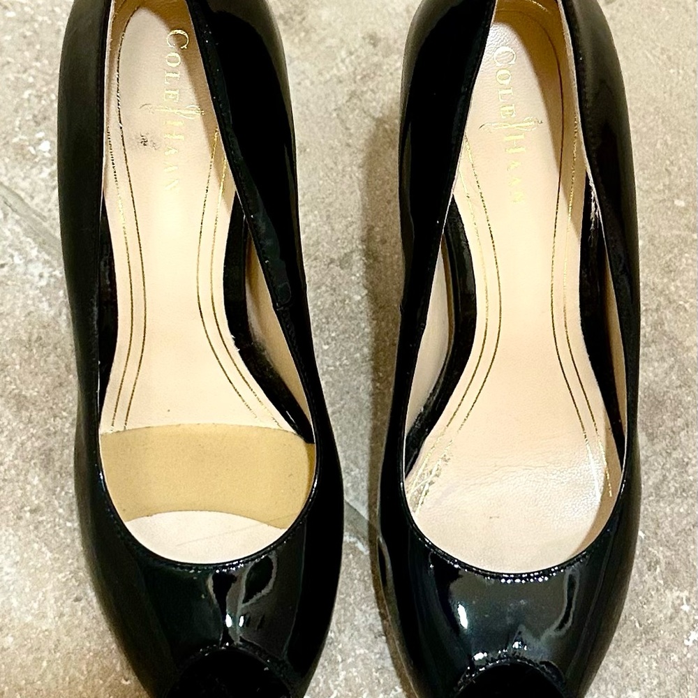 Cole Haan Glossy Black Heels
